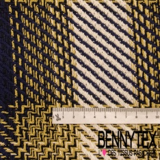 Coton natté motif tartan kaki rouge moutrde bordeaux