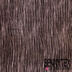 Mousseline crêpon viscose soie imprimé digital floral cachemire fond crème vanille petite laize