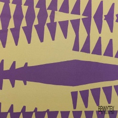 Popeline coton élasthanne digital imprimé floral cachemire amande rouille fond charbon