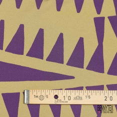 Popeline coton élasthanne digital imprimé floral cachemire amande rouille fond charbon