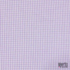 Coton tissé teint imprimé tartan vert anglais ocre blanc cassé