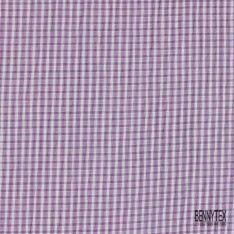 Coton seersucker motif grand quadrillage orange fushia violine fond blanc optique