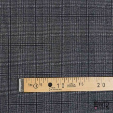 Maillot de bain polyamide élasthanne imprimé fine rayure sergé ciel blanc optique