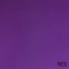 Popeline coton polyamide élasthanne uni raisin de Concord