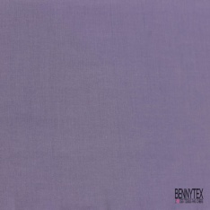 Popeline coton polyamide élasthanne uni lavande