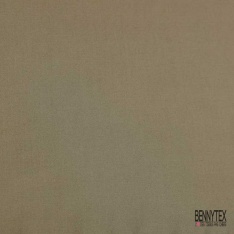 Popeline coton polyamide élasthanne uni encens