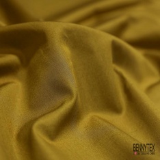 Popeline coton polyamide uni épice de Cathay