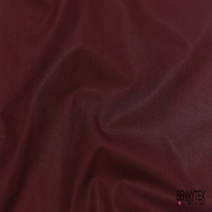 Popeline coton polyamide uni sang de taureau