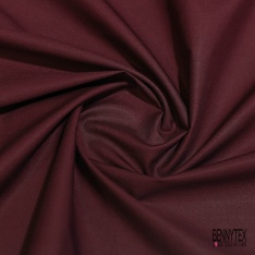 Popeline coton polyamide uni sang de taureau