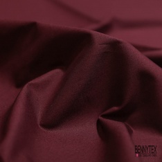 Popeline coton polyamide uni sang de taureau