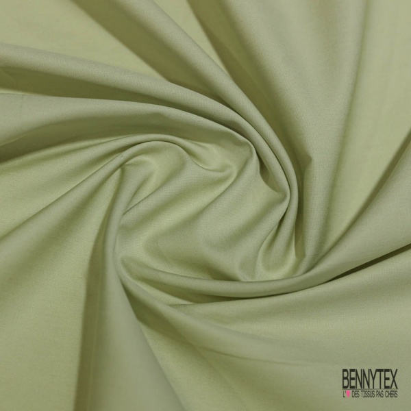 Popeline coton polyamide uni mastique
