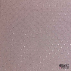 Double gaze de coton broderie anglaise brouillard de mer