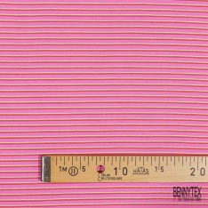 Fibranne viscose polyamide imprimé digital floral rétro fond ciel