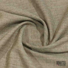 Laine costume semi rigide motif chevron rose nstalgie blanc cassé