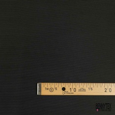 Ottoman de laine soie fin costume satiné noir