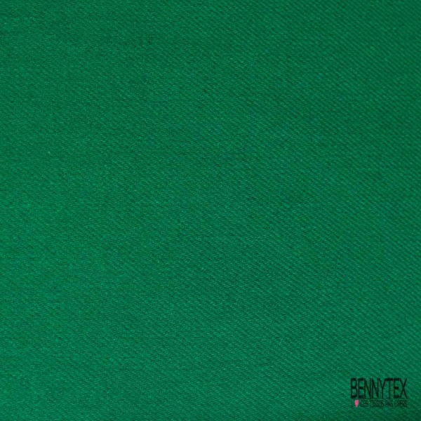 Sergé de laine souple gazon