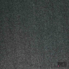 Chevron de laine souple chiné noir gris clair