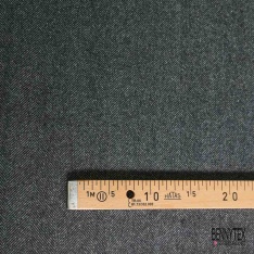 Chevron de laine souple chiné noir gris clair