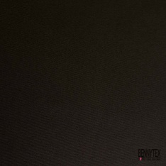 Coupon 3 m grain de coton uni noir