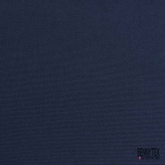 Coupon 3 m grain de coton uni marine