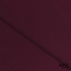 Coupon 3 m grain de coton uni bordeaux