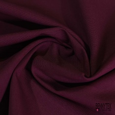Coupon 3 m grain de coton uni bordeaux