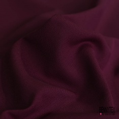 Coupon 3 m grain de coton uni bordeaux