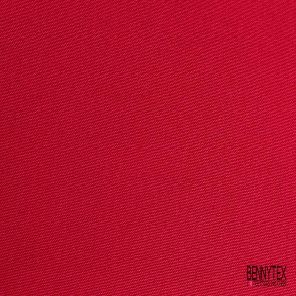 Coupon 3 m grain de coton uni rouge