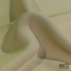 Gaufré de soie motif quadrillage ton sur ton chartreuse moux