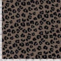 Polaire coton ignifugée double face marine épaisse antistatique