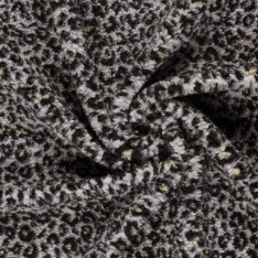Sherpa Fleece tissu jacquard léopard