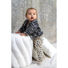 Sherpa Fleece tissu jacquard léopard