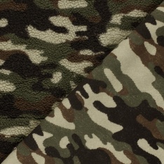 Sherpa Fleece tissu jacquard léopard beige