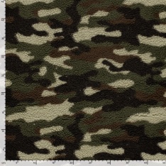 Sherpa Fleece tissu jacquard léopard beige