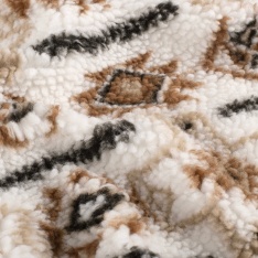 Sherpa Fleece tissu jacquard dinosaure