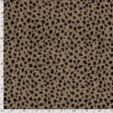 Sherpa Fleece tissu jacquard fleur fond aubergine