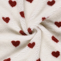 Sherpa Fleece tissu jacquard panthère