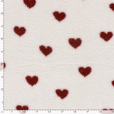 Sherpa Fleece tissu jacquard panthère