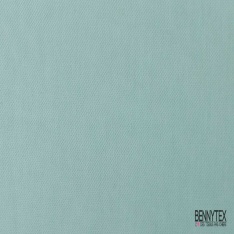 Coupon 3m tulle souple anti feu uni vert d'eau