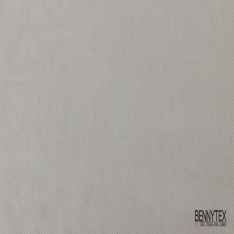 Coupon 3m tulle souple anti feu uni coquille d'oeuf