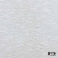 Coupon 3m jersey flammé blanc cassé