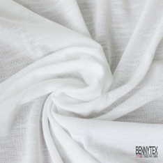 Coupon 3m jersey flammé blanc cassé