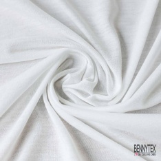 Coupon 3m jersey flammé blanc discret