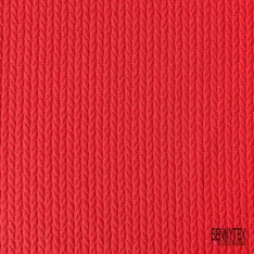 Maille Gaufrée Grands Chevrons Couleur Blanche