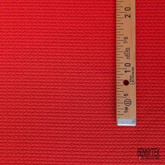 Maille Gaufrée Grands Chevrons Couleur Blanche