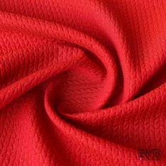 Maille Gaufrée Grands Chevrons Couleur Blanche