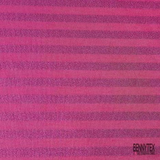 Jacquard imprimé abstrait tiré chiné argent noir lurex argent