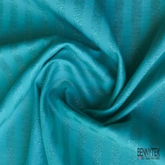 Jacquard imprimé grosse rayure horizontale fushia paillette rose