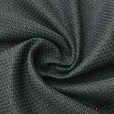 Jacquard imprimé cravate kaki noir lurex kaki