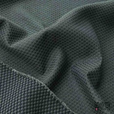 Jacquard imprimé cravate kaki noir lurex kaki